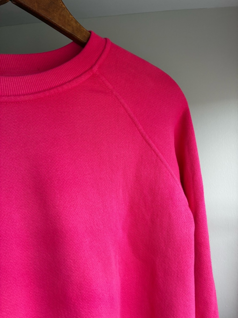 Perfectwhitetee Ziggy Inside out Sweatshirt in Pinkbloom bright pink in Size S - Picture 11 of 14